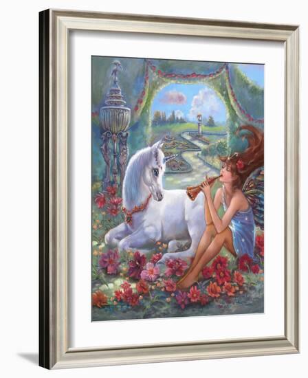 Flute Fairy-Judy Mastrangelo-Framed Giclee Print