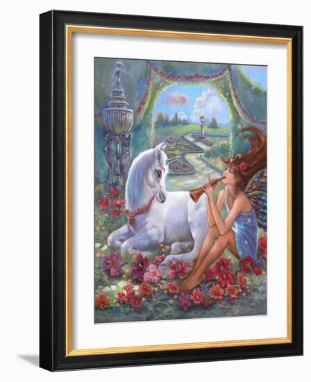 Flute Fairy-Judy Mastrangelo-Framed Giclee Print