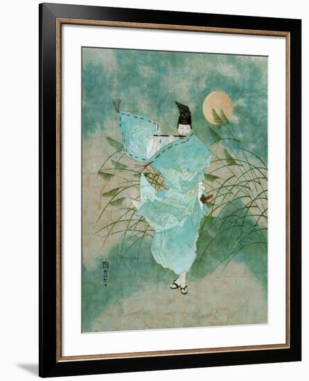 Flute Player-Charles Hollis Jones-Framed Art Print