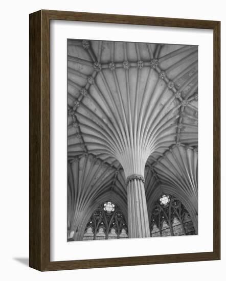 Fluted Columns of the Wells Cathedral-Dmitri Kessel-Framed Photographic Print