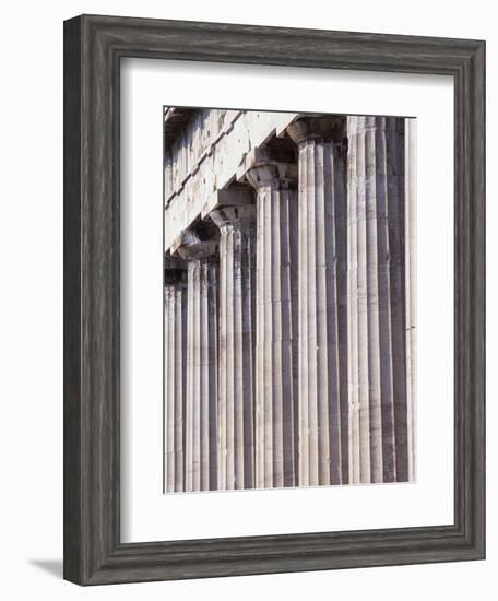 Fluted Marble Columns of the Parthenon-Paul Souders-Framed Photographic Print