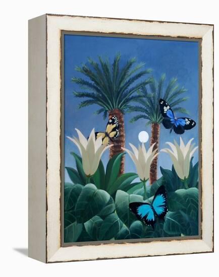 Flutter in the Jungle-ELEANOR FEIN-Framed Premier Image Canvas