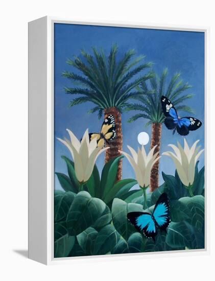 Flutter in the Jungle-ELEANOR FEIN-Framed Premier Image Canvas