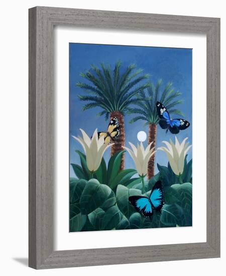 Flutter in the Jungle-ELEANOR FEIN-Framed Giclee Print