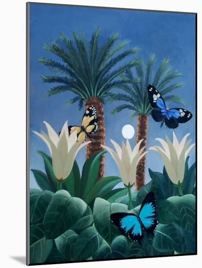 Flutter in the Jungle-ELEANOR FEIN-Mounted Giclee Print