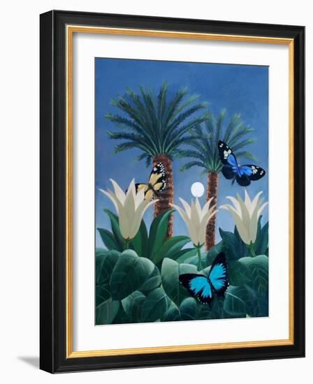 Flutter in the Jungle-ELEANOR FEIN-Framed Giclee Print