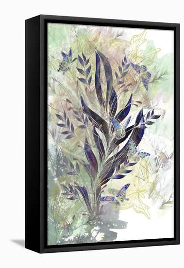Flutter of Butterflies-The Tangled Peacock-Framed Premier Image Canvas