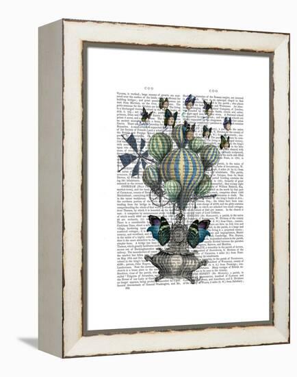 Flutter Time-Fab Funky-Framed Stretched Canvas