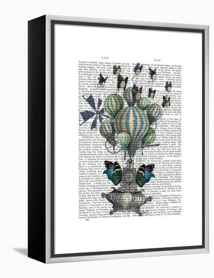 Flutter Time-Fab Funky-Framed Stretched Canvas