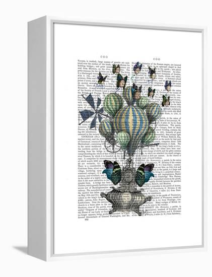 Flutter Time-Fab Funky-Framed Stretched Canvas