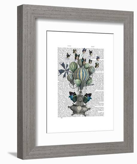 Flutter Time-Fab Funky-Framed Art Print