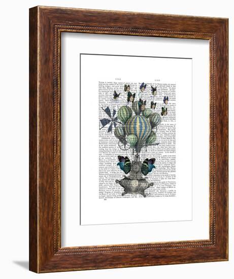 Flutter Time-Fab Funky-Framed Art Print