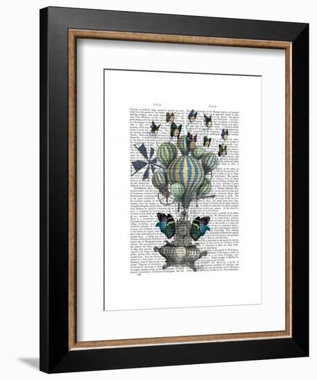 Flutter Time-Fab Funky-Framed Art Print