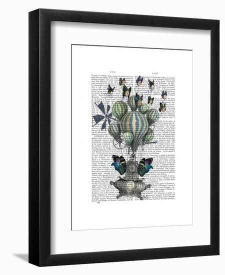 Flutter Time-Fab Funky-Framed Art Print