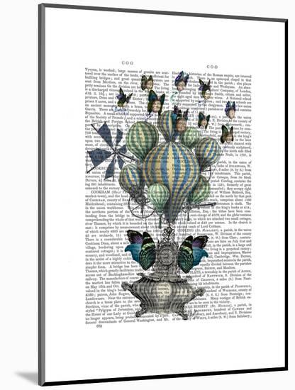 Flutter Time-Fab Funky-Mounted Art Print