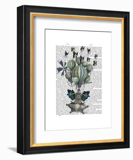 Flutter Time-Fab Funky-Framed Art Print