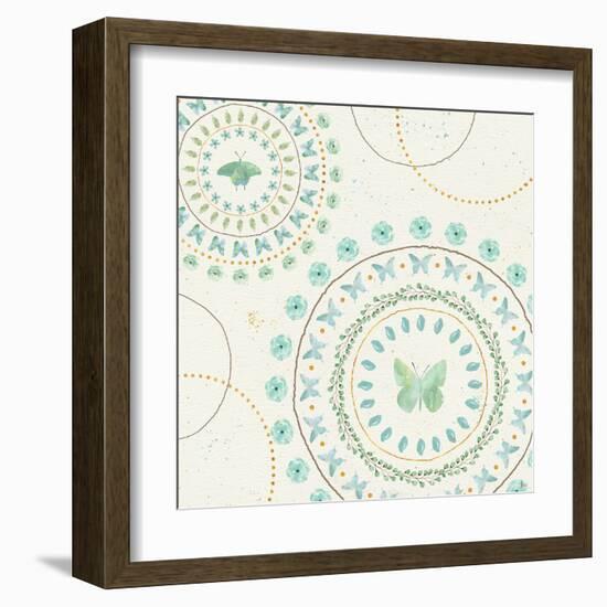 Flutterby Blooms VII-Jess Aiken-Framed Art Print