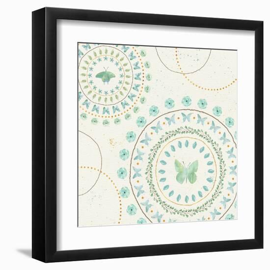 Flutterby Blooms VII-Jess Aiken-Framed Art Print