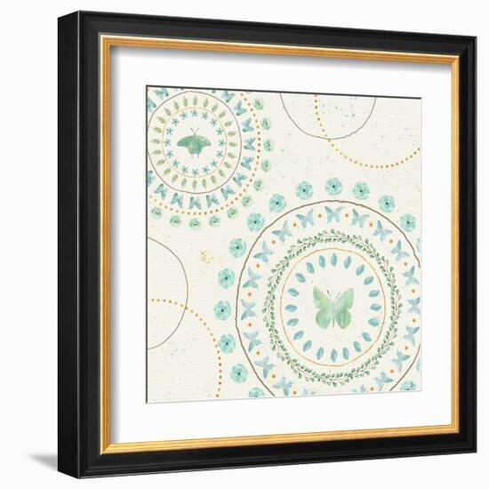 Flutterby Blooms VII-Jess Aiken-Framed Art Print