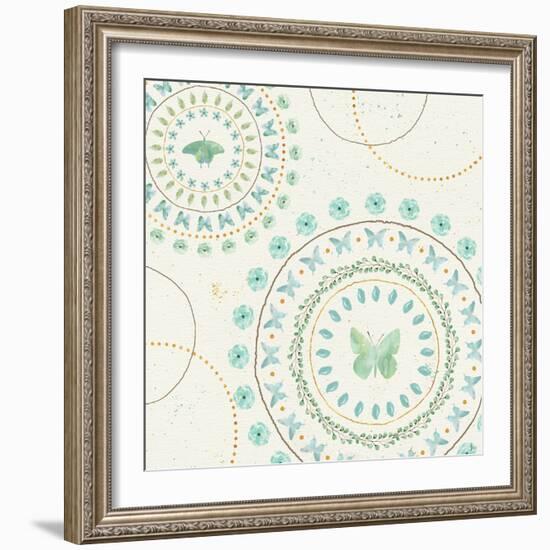 Flutterby Blooms VII-Jess Aiken-Framed Art Print