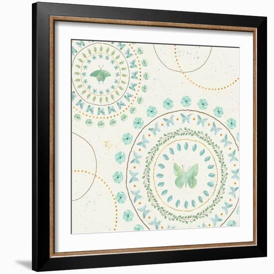 Flutterby Blooms VII-Jess Aiken-Framed Art Print