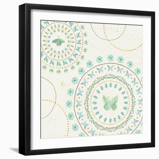 Flutterby Blooms VII-Jess Aiken-Framed Art Print