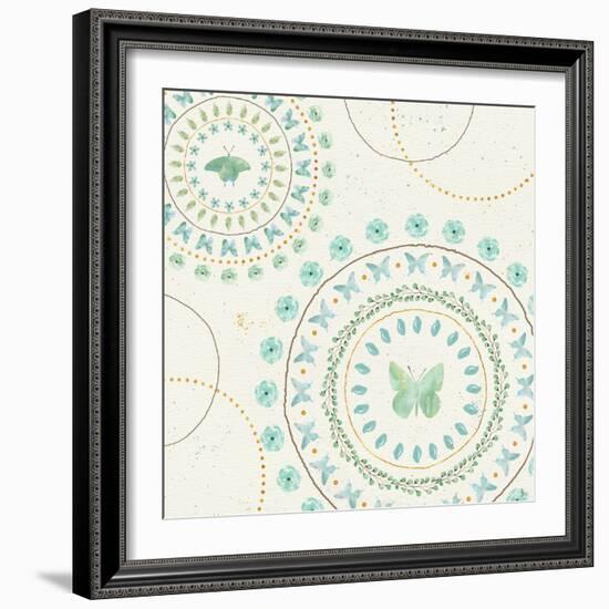 Flutterby Blooms VII-Jess Aiken-Framed Art Print