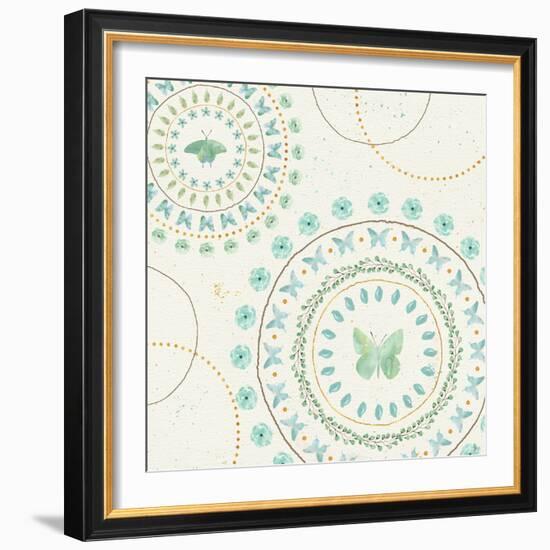 Flutterby Blooms VII-Jess Aiken-Framed Art Print