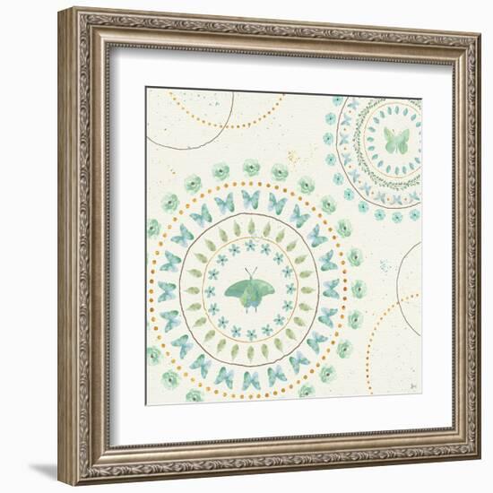 Flutterby Blooms VIII-Jess Aiken-Framed Art Print