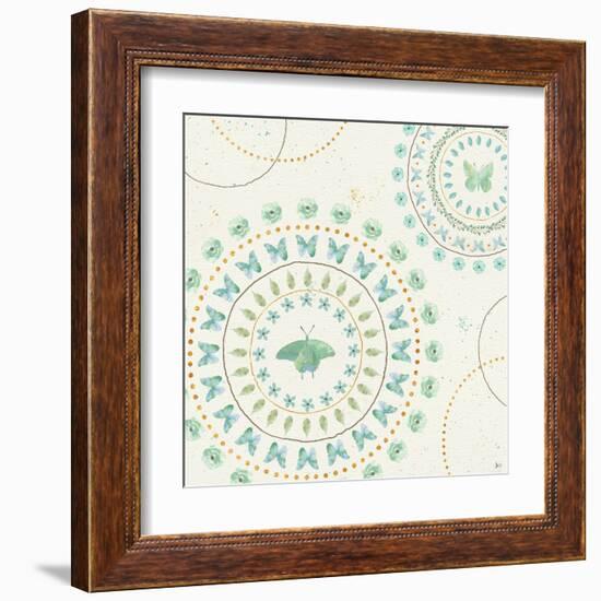 Flutterby Blooms VIII-Jess Aiken-Framed Art Print