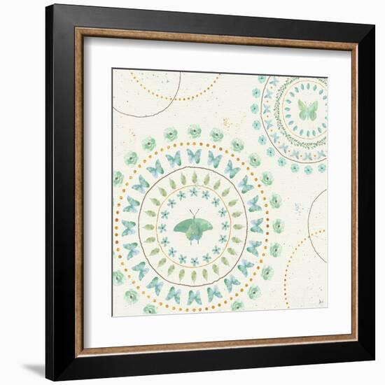 Flutterby Blooms VIII-Jess Aiken-Framed Art Print