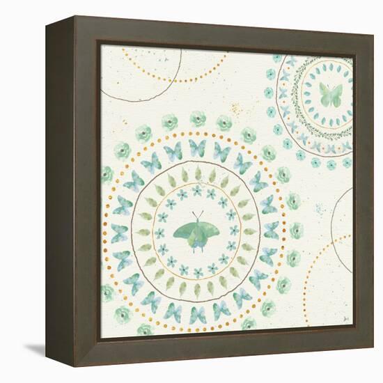 Flutterby Blooms VIII-Jess Aiken-Framed Stretched Canvas