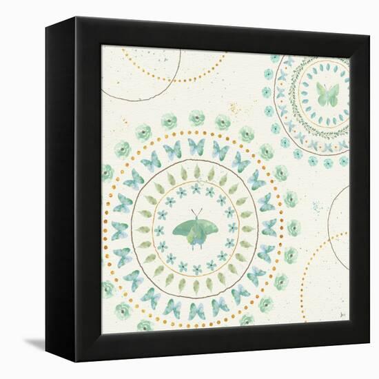 Flutterby Blooms VIII-Jess Aiken-Framed Stretched Canvas