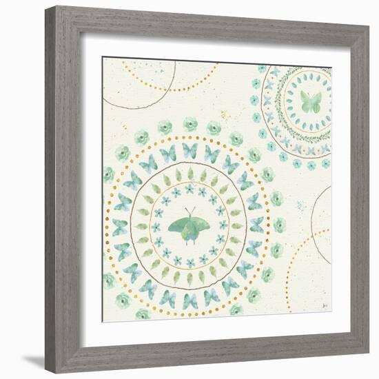 Flutterby Blooms VIII-Jess Aiken-Framed Art Print