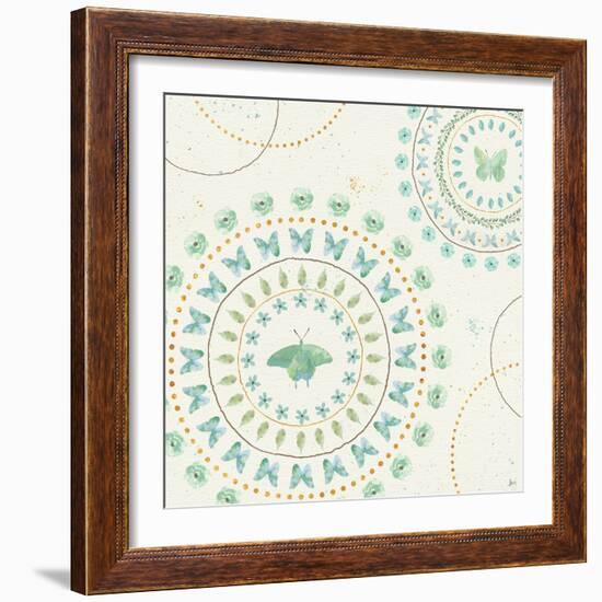 Flutterby Blooms VIII-Jess Aiken-Framed Art Print