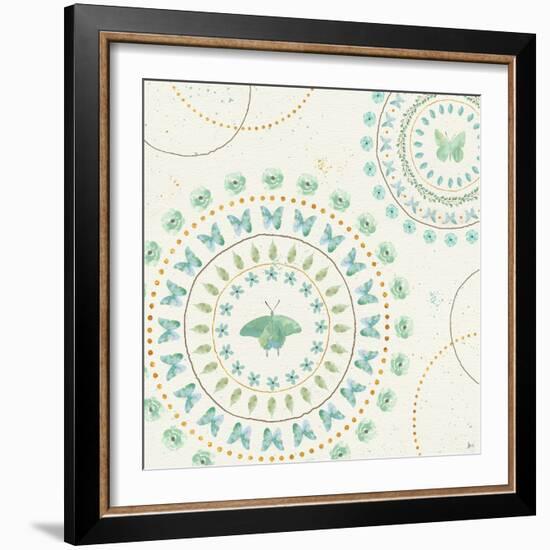 Flutterby Blooms VIII-Jess Aiken-Framed Art Print