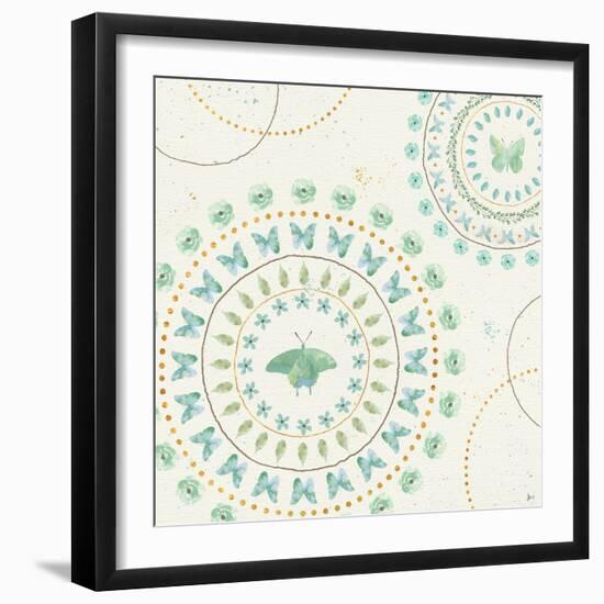 Flutterby Blooms VIII-Jess Aiken-Framed Art Print