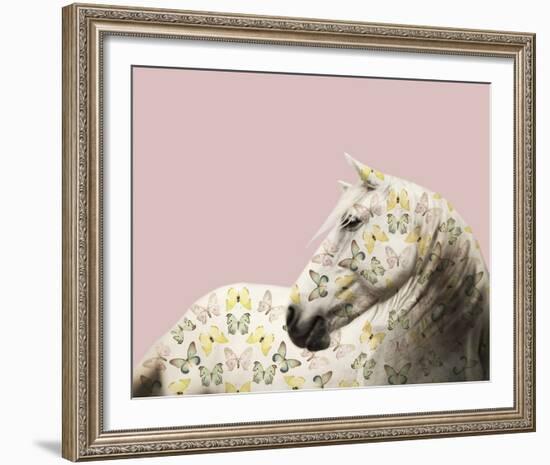 Flutterby Horse - Gaze-Irene Suchocki-Framed Giclee Print