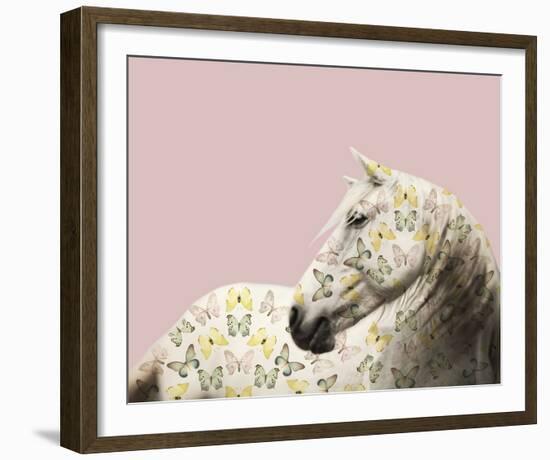 Flutterby Horse - Gaze-Irene Suchocki-Framed Giclee Print