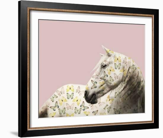 Flutterby Horse - Gaze-Irene Suchocki-Framed Giclee Print