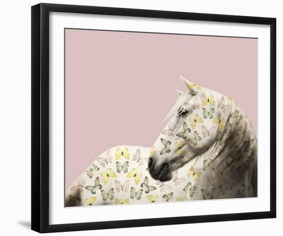 Flutterby Horse - Gaze-Irene Suchocki-Framed Giclee Print