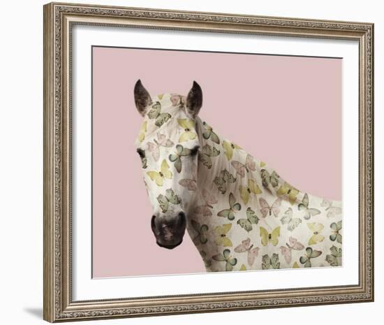 Flutterby Horse - Rest-Irene Suchocki-Framed Giclee Print