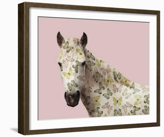 Flutterby Horse - Rest-Irene Suchocki-Framed Giclee Print