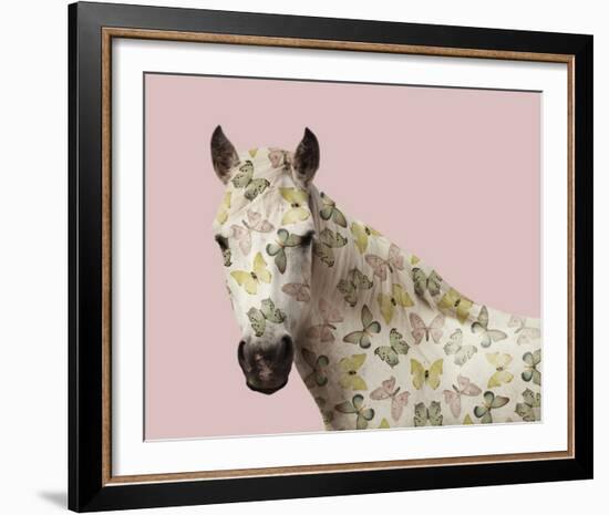 Flutterby Horse - Rest-Irene Suchocki-Framed Giclee Print