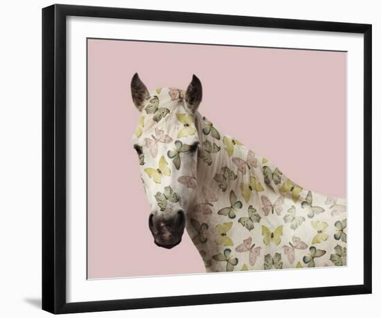 Flutterby Horse - Rest-Irene Suchocki-Framed Giclee Print