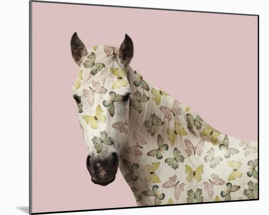 Flutterby Horse - Rest-Irene Suchocki-Mounted Giclee Print