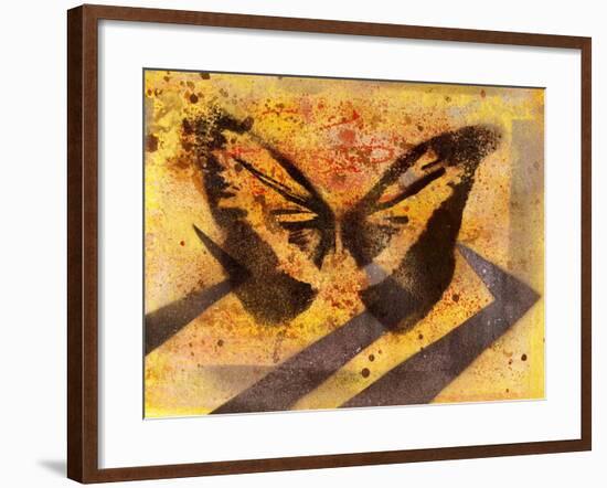 Flutterby-Whoartnow-Framed Giclee Print