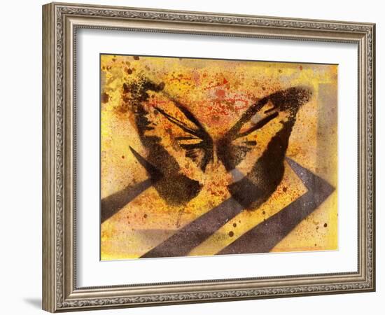 Flutterby-Whoartnow-Framed Giclee Print