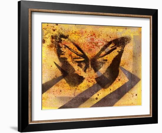 Flutterby-Whoartnow-Framed Giclee Print