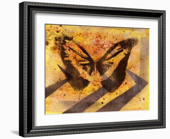 Flutterby-Whoartnow-Framed Giclee Print